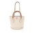 Gucci B Gucci White Calf Leather Small Bamboo Diana Satchel Italy