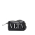 Valentino AB Valentino Black Calf Leather VLTN Crossbody Bag Italy