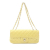 Chanel B Chanel Yellow Lambskin Leather Leather Classic Lambskin East West Single Flap Italy