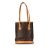 Louis Vuitton B Louis Vuitton Brown Monogram Canvas Canvas Monogram Petit Bucket France