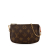 Louis Vuitton B Louis Vuitton Brown Monogram Canvas Canvas Monogram Mini Pochette Accessoires France