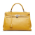 Hermès AB Hermès Yellow Calf Leather 2013 Togo Kelly Retourne 35 France