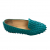 Christian Louboutin Lederloafers mit Nieten in der gleichen Farbe