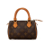 Louis Vuitton B Louis Vuitton Brown Monogram Canvas Canvas Monogram Mini HL Speedy France