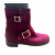 Jimmy Choo Burgundy Suede Gold Tone Buckle Branded Biker Ankle Boots