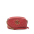 Gucci B Gucci Red Calf Leather Small GG Marmont Matelasse Crossbody Bag Italy