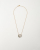 Fendi F Rhinestone Necklace