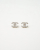 Chanel CC Icon Rhinestone Earrings