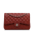 Chanel AB Chanel Red Caviar Leather Leather Jumbo Classic Caviar Double Flap Italy