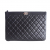 Chanel black clutch bag