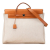 Hermès B Hermès Brown Beige Canvas Fabric Toile Herbag MM France