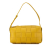 Bottega Veneta B Bottega Veneta Yellow Lambskin Leather Leather Medium Intrecciato Brick Cassette Italy