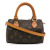 Louis Vuitton B Louis Vuitton Brown Monogram Canvas Canvas Monogram Nano Speedy Bandouliere France