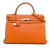 Hermès B Hermès Orange Calf Leather Togo Kelly II Retourne 35 France