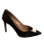 Hugo Boss Schwarze Wildlederpumps