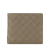 Bottega Veneta AB Bottega Veneta Brown Beige Calf Leather Intrecciato Bifold Wallet Italy