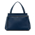 Celine B Celine Blue Calf Leather Medium Edge Handbag Italy