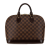 Louis Vuitton B Louis Vuitton Brown Damier Canvas Canvas Damier Ebene Alma PM France