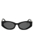 Miu Miu B Miu Miu Black N/a Plastic Round Tinted Sunglasses Italy