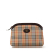 Burberry B Burberry Brown Beige Canvas Fabric Haymarket Check Clutch United Kingdom