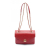 Chanel AB Chanel Red Lambskin Leather Leather Small Lambskin Coco Chevron Envelope Flap Italy