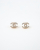 Chanel Coco Mark Rhinestone Earrings