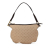 Gucci AB Gucci Brown Beige Canvas Fabric Diamante Hobo Bag Italy