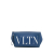 Valentino AB Valentino Blue Calf Leather VLTN Belt Bag Italy