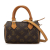 Louis Vuitton B Louis Vuitton Brown Monogram Canvas Canvas Monogram Nano Speedy Bandouliere France