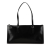 Prada B Prada Black Calf Leather Spazzolato East West Shoulder Bag Italy