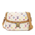 Louis Vuitton AB Louis Vuitton White Monogram Multicolore Canvas Canvas Monogram Multicolore Sologne France