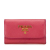 Prada B Prada Pink Saffiano Leather Key Holder Italy