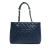 Chanel AB Chanel Blue Dark Blue Caviar Leather Leather Caviar Grand Shopping Tote Italy