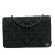 Chanel AB Chanel Black Lambskin Leather Leather Quilted Lambskin Crystal Wallet On Chain Italy