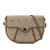 Christian Dior B Dior Brown Beige Coated Canvas Fabric Honeycomb Crossbody France