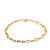 Christian Dior B Dior Gold Gold Plated Metal CD Chain Bracelet Italy