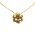 Chanel B Chanel Gold Gold Plated Metal Camellia Pendant Necklace France