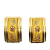 Hermès AB Hermès Yellow with Gold Enamel Other Cloisonne Clip On Earrings France