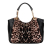 Salvatore Ferragamo AB Ferragamo Brown with Black Pony Hair Natural Material Leopard Print Betulla Tote Italy