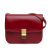 Celine B Celine Red Dark Red Calf Leather Medium Classic Box Italy