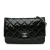 Chanel B Chanel Black Patent Leather Leather Quilted Patent Brilliant Wallet On Chain France