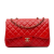 Chanel B Chanel Red Lambskin Leather Leather Jumbo Classic Lambskin Single Flap Italy