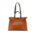 Fendi B Fendi Brown Camel Calf Leather Small Peekaboo X Tote Italy