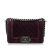 Chanel B Chanel Purple Velvet Fabric Small Boy Flap Bag Italy