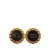 Chanel AB Chanel Gold Gold Plated Metal CC Clip On Earrings France