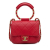 Chanel B Chanel Red Lambskin Leather Leather Mini In the Loop Flap Bag Italy