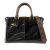 Louis Vuitton B Louis Vuitton Black Vernis Leather Leather Vernis Miroir Tote France