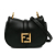 Fendi AB Fendi Black Calf Leather Mini C’mon Crossbody Bag Italy