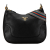 Prada B Prada Black Calf Leather Vitello Daino Zippered Messenger Hobo India