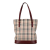 Burberry AB Burberry Brown Beige Canvas Fabric House Check Tote United Kingdom